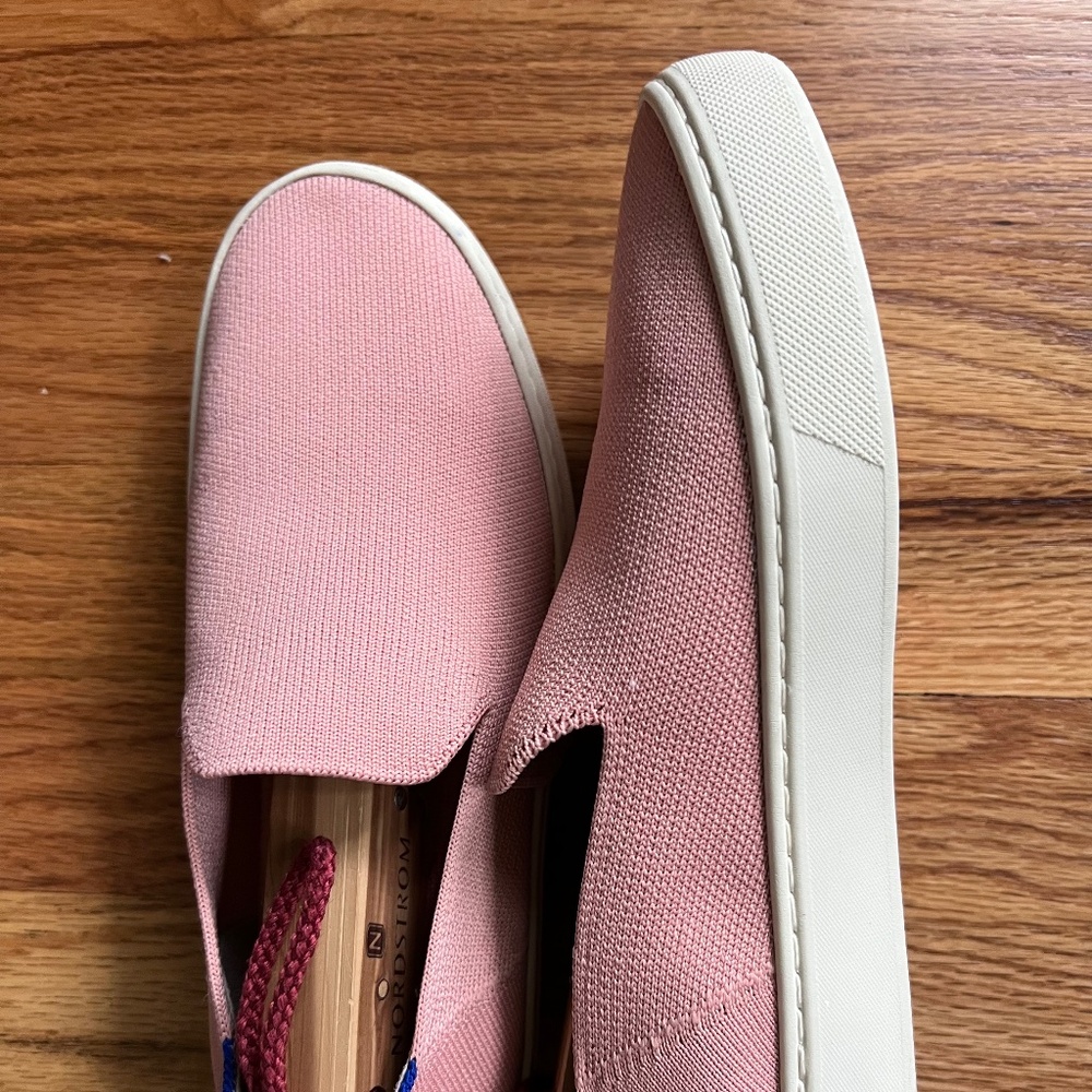 Rothy’s original slip on light pink sneakers women’s size 7.5 - Picture 9 of 16